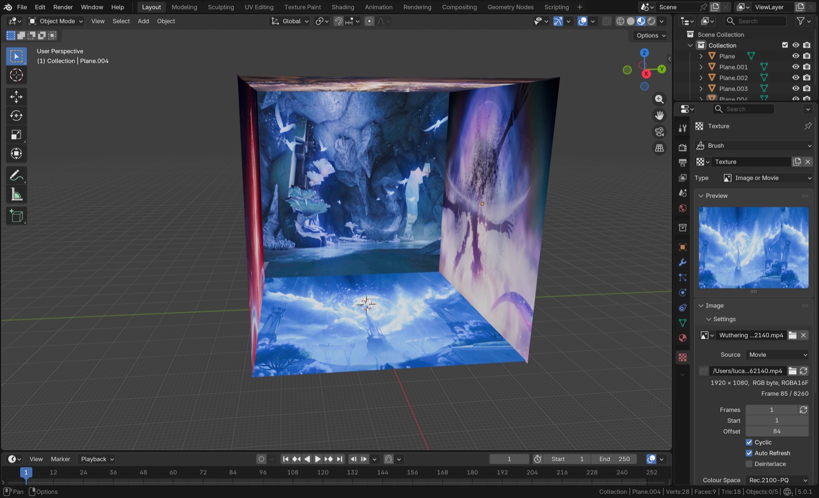 Fotogramma 2 del video arte